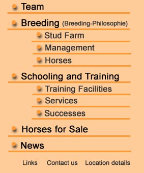 Sitemap der Website von Nile Arabians